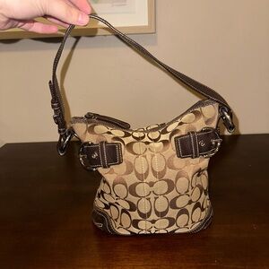 2005 Monogram Hobo Coach Purse with wallet/card holder included